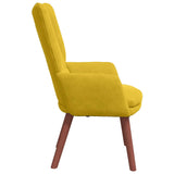 poltrona Giallo 63 x 67 x 94 cm Velluto
