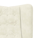 poltrona Crema 63 x 67 x 94 cm Velluto