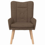 poltrona Marrone 63 x 67 x 94 cm Tessuto e compensato