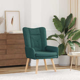 poltrona Verde Scuro 63 x 67 x 94 cm Tessuto e compensato