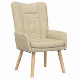 poltrona Crema 63 x 67 x 94 cm Tessuto e compensato