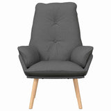 poltrona Grigio scuro 69 x 74 x 93 cm Tessuto Sherpa
