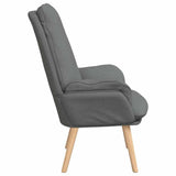 poltrona Grigio scuro 69 x 74 x 93 cm Tessuto Sherpa