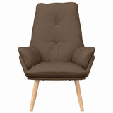 poltrona Marrone 69 x 74 x 93 cm Poliestere e compensato