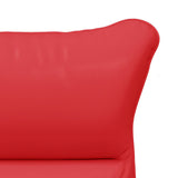 poltrona Rosso 69 x 74 x 93 cm Pelle Artificiale