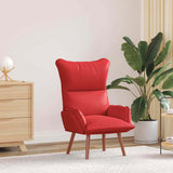 poltrona Rosso 69 x 74 x 93 cm Pelle Artificiale