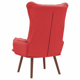 poltrona Rosso 69 x 74 x 93 cm Pelle Artificiale