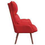 poltrona Rosso 69 x 74 x 93 cm Pelle Artificiale
