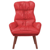 poltrona Rosso 69 x 74 x 93 cm Pelle Artificiale