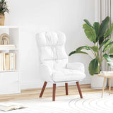 poltrona Bianco 69 x 74 x 93 cm Pelle Artificiale