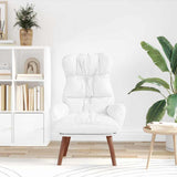 poltrona Bianco 69 x 74 x 93 cm Pelle Artificiale