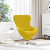 Poltrona uovo Giallo Velluto