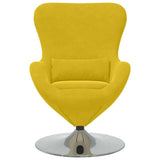 Poltrona uovo Giallo Velluto