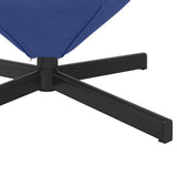 Poltrona uovo Blu Polizia 63 x 73 x 90 cm Velluto