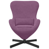 Poltrona uovo Viola 63 x 73 x 90 cm Velluto