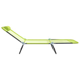 Lettino prendisole pieghevole 2 pcs Verde 182 x 55 x 85.5cm