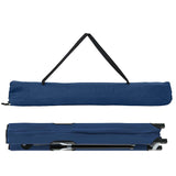 Letto da campeggio pieghevole Blu 206 x 76 x 74 cm