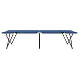 Letto da campeggio pieghevole Blu 206 x 76 x 74 cm