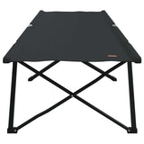 Letto da campeggio pieghevole Nero 206 x 76 x 74 cm