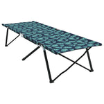Letto da campeggio pieghevole Pieghevole 2 pcs Motivo a foglia