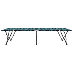 Letto da campeggio pieghevole Pieghevole 2 pcs Motivo a foglia