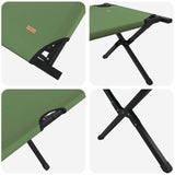 Letto da campeggio pieghevole Verde 193 x 69 x 45 cm