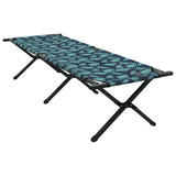 Letto da campeggio pieghevole Motivo a foglia Tessuto Oxford