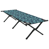 Letto da campeggio pieghevole Motivo a foglia Tessuto Oxford