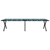 Letto da campeggio pieghevole Motivo a foglia Tessuto Oxford