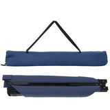 Letto da campeggio pieghevole Blu Tessuto Oxford