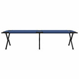 Letto da campeggio pieghevole Blu Tessuto Oxford