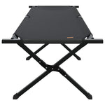 Letto da campeggio pieghevole 2 pcs Nero Tessuto Oxford