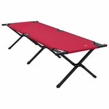 Letto da campeggio pieghevole Rosso Tessuto Oxford