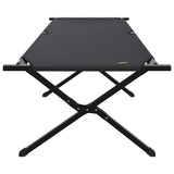 Letto da campeggio pieghevole Nero Tessuto Oxford