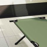 Letto da campeggio pieghevole Verde 210 x 80 x 46 cm