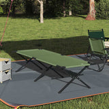 Letto da campeggio pieghevole Verde 210 x 80 x 46 cm