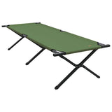 Letto da campeggio pieghevole Verde 210 x 80 x 46 cm