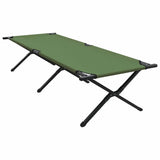 Letto da campeggio pieghevole Verde 210 x 80 x 46 cm