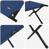 Letto da campeggio pieghevole Blu Tessuto Oxford
