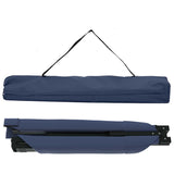 Letto da campeggio pieghevole Blu Tessuto Oxford