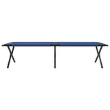 Letto da campeggio pieghevole Blu Tessuto Oxford