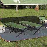Letto da campeggio pieghevole Amy gialla Tessuto Oxford