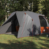 Tenda a Cupola per 4 Persone con tetto Grigio e arancione