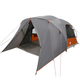 Tenda a Cupola per 4 Persone con tetto Grigio e arancione