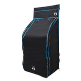 Organizer da tenda appeso 10 tasche Nero 40,5 x 25 x 80 cm