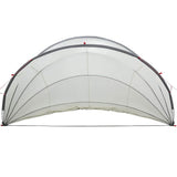 Dome Piscina Grigio e arancione 472 x 460 x 229 cm
