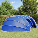 Tenda da piscina a cupola 1 538 x 440 x 204 cm Blu Azzurro