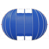 Tenda da piscina a cupola 1 538 x 440 x 204 cm Blu Azzurro