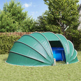 Tenda da piscina a cupola 538 x 440 x 204 cm Verde Mare