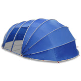 Tenda da piscina a cupola 640 x 432 x 205 cm Blu Azzurro